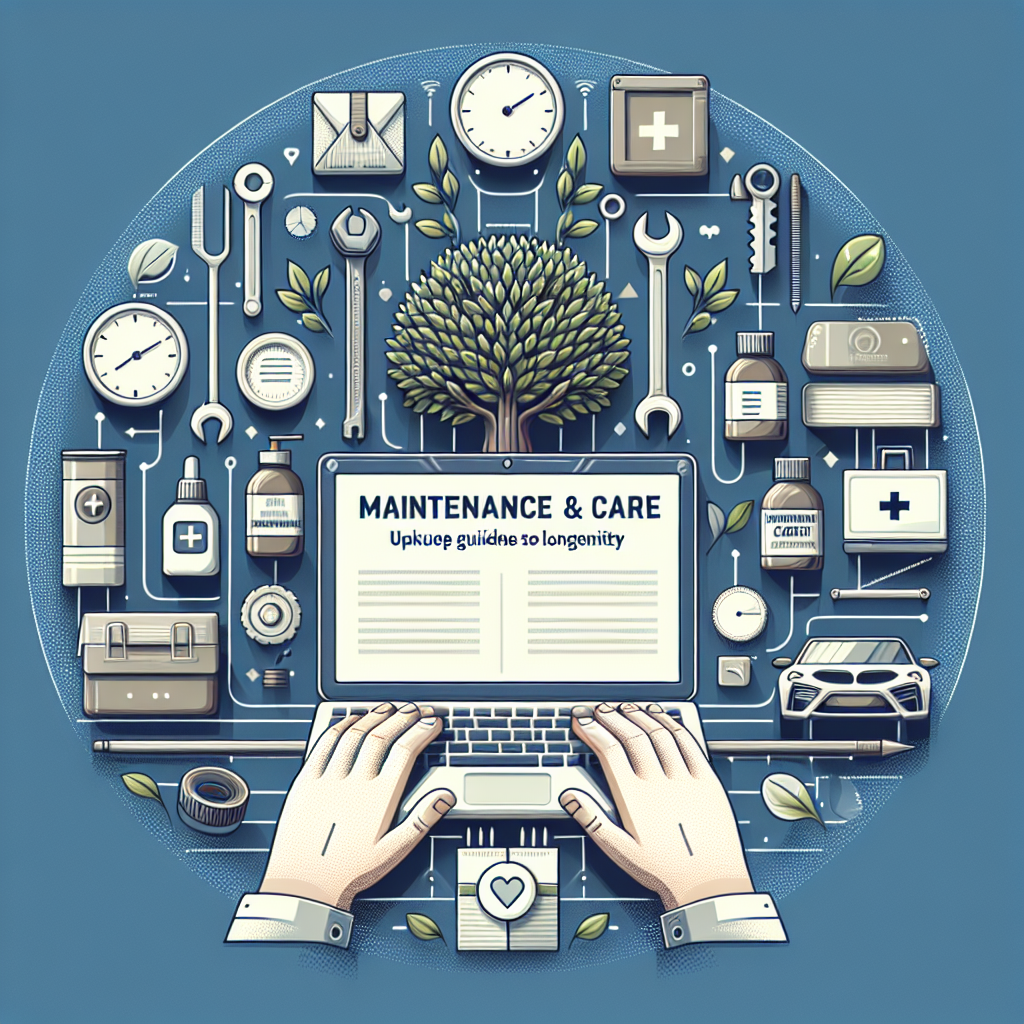 Wartung & Pflege
